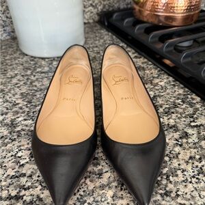 Christian Louboutin Black Pointed Heels